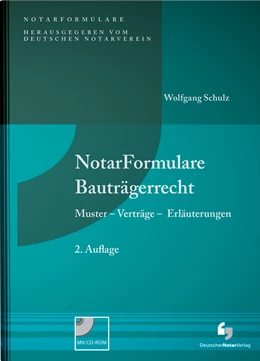 Abbildung von Schulz | NotarFormulare Bauträgerrecht | 2. Auflage | 2016 | beck-shop.de