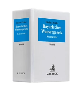 Abbildung von Sieder/Zeitler: Bayerisches Wassergesetz Hauptordner I 65 mm<br>1 Ersatzordner (leer) | 1. Auflage | 2003 | beck-shop.de
