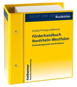 Abbildung von Endell / Frömgen | Förderhandbuch Nordrhein-Westfalen | 1. Auflage | 2018 | beck-shop.de