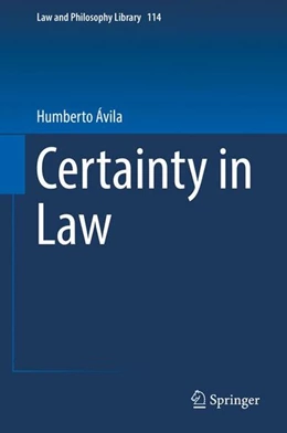 Abbildung von Ávila | Certainty in Law | 1. Auflage | 2016 | beck-shop.de