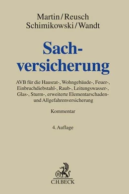 Abbildung von Martin / Reusch | Sachversicherung | 4. Auflage | 2022 | beck-shop.de