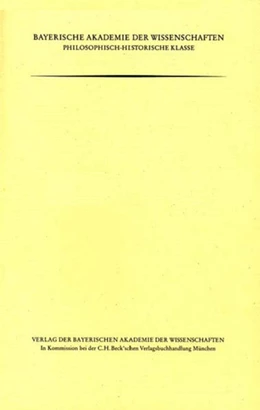 Abbildung von Felder, Egon | Die Personennamen auf den merowingischen Münzen der Bibliothèque nationale de France | 1. Auflage | 2003 | Heft 122 | beck-shop.de