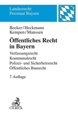 Abbildung von Becker / Heckmann | Öffentliches Recht in Bayern | 7. Auflage | 2017 | beck-shop.de