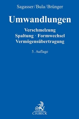Abbildung von Sagasser / Bula | Umwandlungen | 5. Auflage | 2017 | beck-shop.de