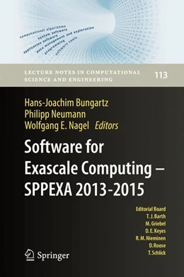 Abbildung von Bungartz / Neumann | Software for Exascale Computing - SPPEXA 2013-2015 | 1. Auflage | 2016 | beck-shop.de