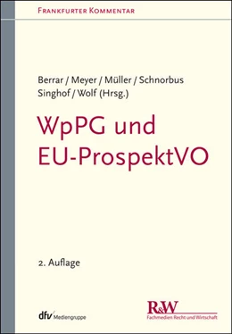 Abbildung von Berrar / Schnorbus | WpPG und EU-ProspektVO | 2. Auflage | 2017 | beck-shop.de