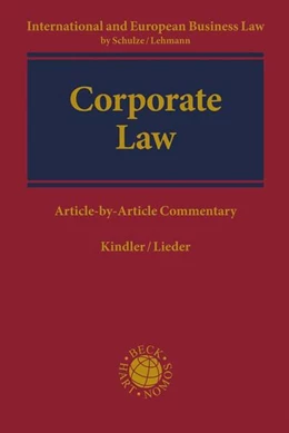 Abbildung von Kindler | EU Corporate Law | 1. Auflage | 2021 | beck-shop.de