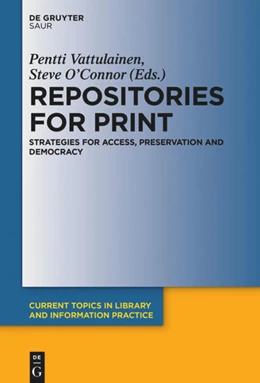 Abbildung von Vattulainen / O'Connor | Repositories for Print | 1. Auflage | 2018 | beck-shop.de
