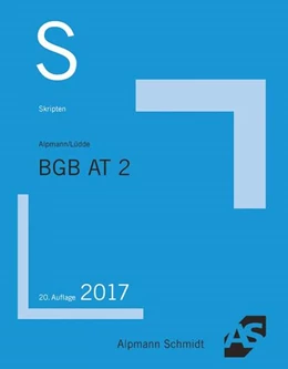 Abbildung von Alpmann / Lüdde | Skript BGB AT 2 | 20. Auflage | 2017 | beck-shop.de