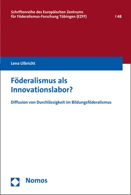 Abbildung von Ulbricht | Föderalismus als Innovationslabor? | 1. Auflage | 2016 | beck-shop.de