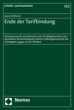Abbildung von Terhorst | Ende der Tarifbindung | 1. Auflage | 2016 | 143 | beck-shop.de