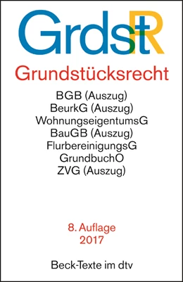 Abbildung von Grundstücksrecht: GrdstR | 8. Auflage | 2017 | 5586 | beck-shop.de
