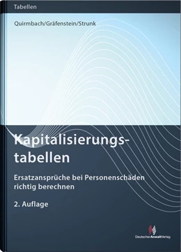 Abbildung von Quirmbach / Gräfenstein | Kapitalisierungstabellen | 2. Auflage | 2017 | beck-shop.de
