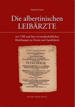 Abbildung von Lesser | Die albertinischen Leibärzte | 1. Auflage | 2015 | 34 | beck-shop.de