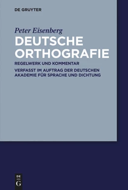 Abbildung von Eisenberg | Deutsche Orthografie | 1. Auflage | 2017 | beck-shop.de