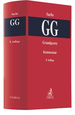 Abbildung von Sachs | Grundgesetz: GG | 8. Auflage | 2018 | beck-shop.de