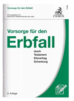 Abbildung von Vorsorge für den Erbfall | 8. Auflage | 2017 | beck-shop.de