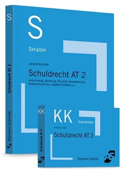 Abbildung von Wirtz / Lüdde | Skript Schuldrecht AT 2 + Karteikarten Schuldrecht AT 2 - Set | 1. Auflage | | beck-shop.de