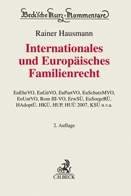 Abbildung von Hausmann | Internationales und Europäisches Familienrecht | 2. Auflage | 2018 | beck-shop.de