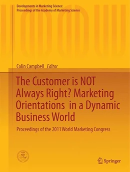 Abbildung von Campbell | The Customer is NOT Always Right? Marketing Orientations in a Dynamic Business World | 1. Auflage | 2017 | beck-shop.de