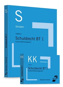 Abbildung von Wirtz | Bundle Langkamp, Skript Schuldrecht BT 1 + Langkamp, Karteikarten Schuldrecht BT 1 | 1. Auflage | 2017 | beck-shop.de