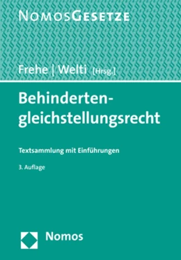 Abbildung von Frehe / Welti (Hrsg.) | Behindertengleichstellungsrecht | 3. Auflage | 2018 | beck-shop.de
