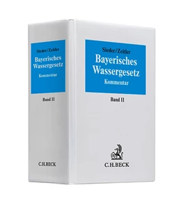 Abbildung von Sieder/Zeitler: Bayerisches Wassergesetz Hauptordner II 65 mm<br>1 Ersatzordner (leer) | 1. Auflage | 2003 | beck-shop.de