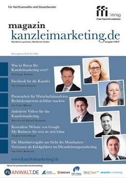 Abbildung von magazin kanzleimarketing.de | 1. Auflage | 2017 | beck-shop.de