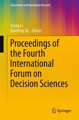 Abbildung von Li / Xu | Proceedings of the Fourth International Forum on Decision Sciences | 1. Auflage | 2017 | beck-shop.de