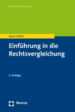 Abbildung von Sacco / Rossi | Einführung in die Rechtsvergleichung | 3. Auflage | 2017 | beck-shop.de
