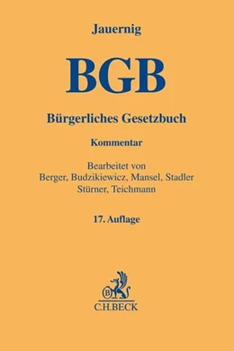Abbildung von Jauernig | Bürgerliches Gesetzbuch: BGB | 17. Auflage | 2018 | beck-shop.de