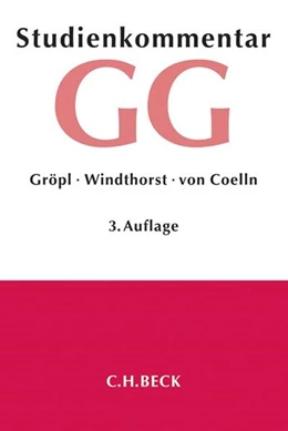 Abbildung von Gröpl / Windthorst | Grundgesetz: GG | 3. Auflage | 2017 | beck-shop.de