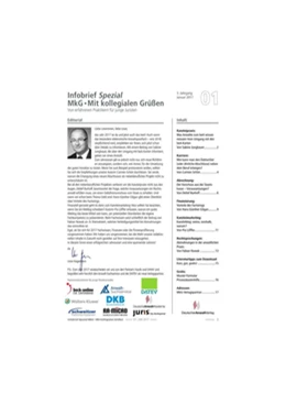 Abbildung von Infobrief <i>Spezial</i> MkG • Ausgabe 01/2017 | 3. Auflage | 2017 | beck-shop.de