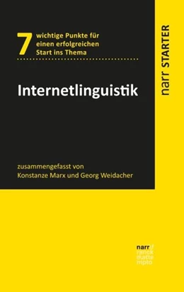 Abbildung von Marx / Weidacher | Internetlinguistik | 1. Auflage | 2018 | beck-shop.de