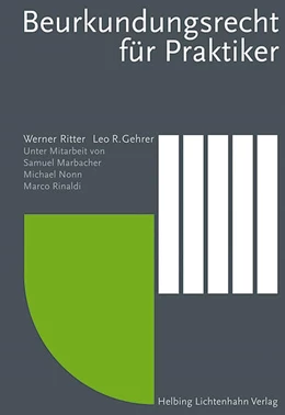 Abbildung von Ritter / Gehrer | Beurkundungsrecht für Praktiker | 1. Auflage | 2007 | beck-shop.de