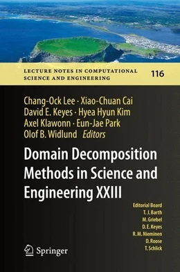 Abbildung von Lee / Cai | Domain Decomposition Methods in Science and Engineering XXIII | 1. Auflage | 2017 | beck-shop.de