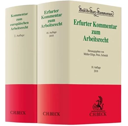Abbildung von Erfurter Kommentar zum Arbeitsrecht (19. Aufl.) + Franzen / Gallner / Oetker, Kommentar zum europäischen Arbeitsrecht (2. Aufl.) • Set | 1. Auflage | 2018 | beck-shop.de