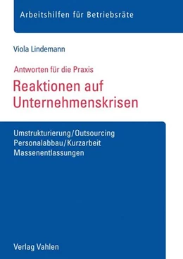 Abbildung von Lindemann | Reaktionen auf Unternehmenskrisen | 1. Auflage | 2017 | beck-shop.de