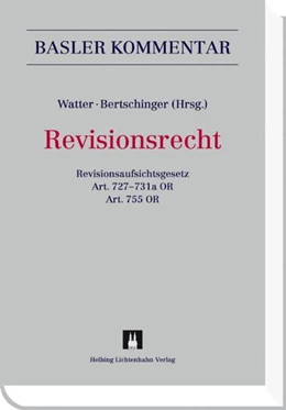 Abbildung von Watter / Bertschinger | Revisionsrecht: RAG | 1. Auflage | 2011 | beck-shop.de