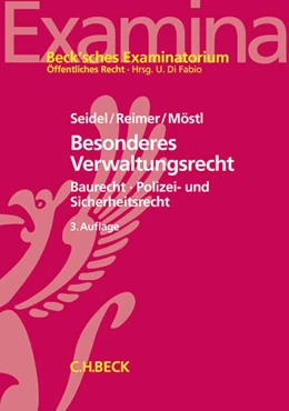 Abbildung von Seidel / Reimer | Besonderes Verwaltungsrecht | 3. Auflage | 2009 | beck-shop.de