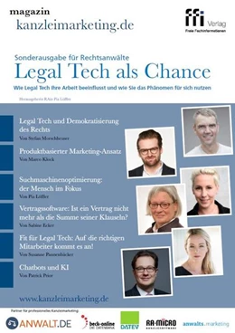 Abbildung von magazin kanzleimarketing.de • Sonderausgabe für Rechtsanwälte »Legal Tech als Chance« | 1. Auflage | 2017 | beck-shop.de