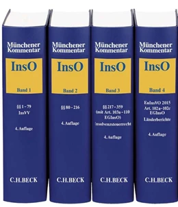 Abbildung von Münchener Kommentar zur Insolvenzordnung | 4. Auflage | | beck-shop.de