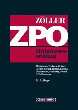 Abbildung von Zöller | ZPO | 32. Auflage | 2018 | beck-shop.de