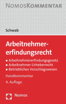 Abbildung von Schwab | Arbeitnehmererfindungsrecht | 4. Auflage | 2018 | beck-shop.de