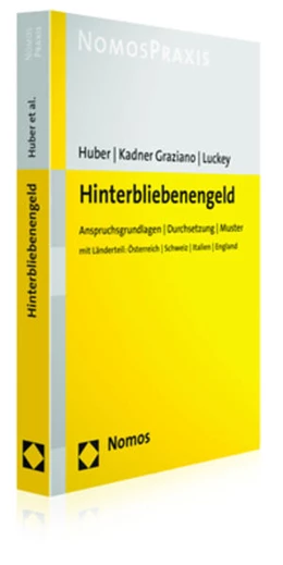 Abbildung von Huber / Kadner Graziano | Hinterbliebenengeld | 1. Auflage | 2018 | beck-shop.de