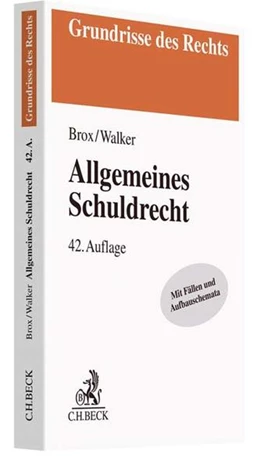 Abbildung von Brox / Walker | Allgemeines Schuldrecht | 42. Auflage | 2018 | beck-shop.de