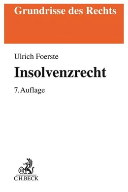 Abbildung von Foerste | Insolvenzrecht | 7. Auflage | 2018 | beck-shop.de