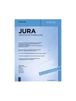 Abbildung von JURA - Juristische Ausbildung | 1. Auflage | 2018 | beck-shop.de