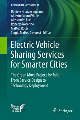 Abbildung von Bignami / Colorni Vitale | Electric Vehicle Sharing Services for Smarter Cities | 1. Auflage | 2017 | beck-shop.de