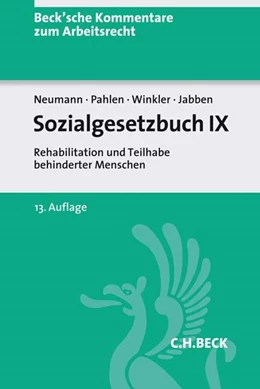 Abbildung von Neumann / Pahlen | Sozialgesetzbuch IX: SGB IX | 13. Auflage | 2018 | Band 10 | beck-shop.de